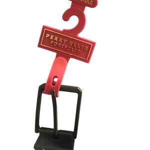 Perry Ellis reversible Black and grey belt NWT